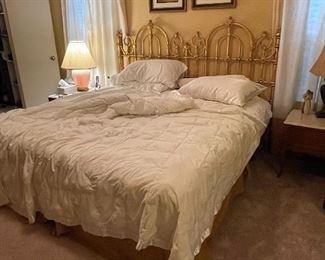 King brass bed
