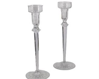 Rogaska Crystal Candlestick Set