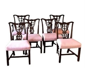 Mahogany Association, Inc. Carved Dining Chairs
