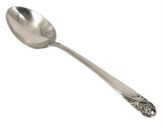 International Sterling 'Spring Glory' Serving Spoon