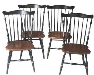 Hitchcock Chair Co. Set 4 Side Chairs