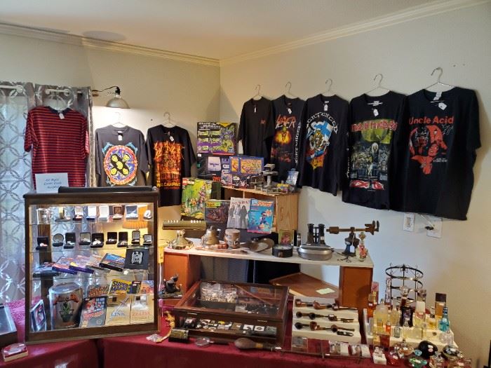 Jewelry, Nintendo, Heavy Metal Concert T-shirts, Perfume, Lego's & much more!