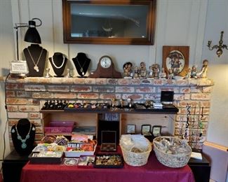 Jewelry, Hummel's, Advertising Patches, Buttons & Stickers.  Pinbacks; Olympics, Disney, etc.