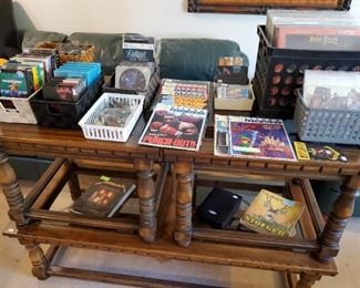Nintendo games, magazines, Heavy Metal LP's & CD's.