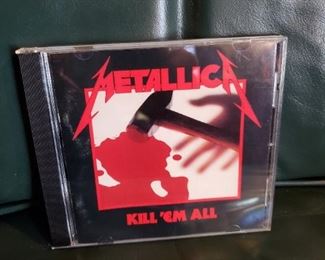 Rare 1983 Metallica "Kill 'Em All" Elektra recording CD.