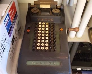 Vintage Victor adding machine.