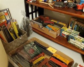 Vintage HO scale trains.