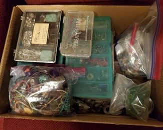 Bead making equipment.