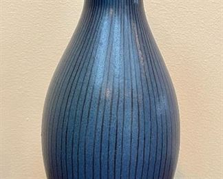 Item 32:  Wilhelm Kagel Striped Vase (W. Germany) - 2.75" x 8.25":  $38