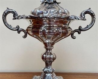 Item 95:  Swedish Antique Silver  - 11.5" x 12":  $1200