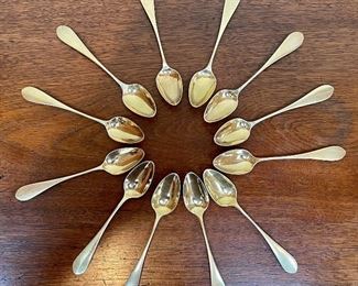 Item 99:  (12) Swedish Silver Spoons:  $110