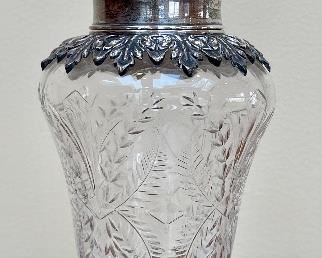 Item 100:  Antique Silver Sugar Shaker - 8":  $125