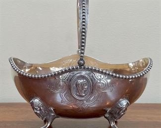 Item 108:  Ball, Black & Co. Sterling Silver Basket - 6.5":  $450