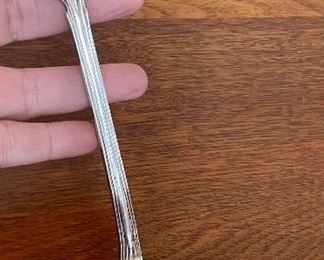 Item 114:  Antique Swedish Silver Sauce Spoon:  $100