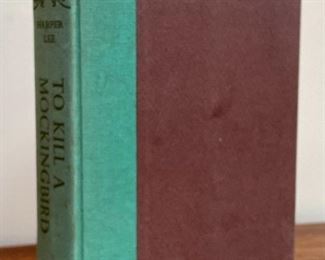Item 49:  To Kill a Mockingbird - 3rd Printing (no dust jacket):  $195