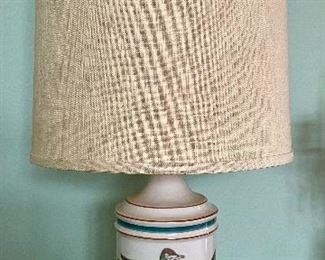 Item 63:  (2) Lamps with ducks - 24.5":  $100 for pair