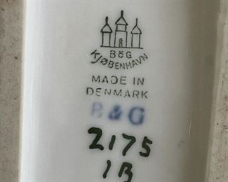 Vintage B & G Bing Grondahl Copenhagen Porcelain Figurine 1781