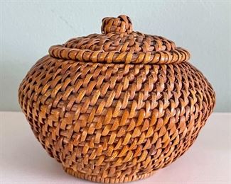Item 310:  Small, antique basket - 3.5": $85