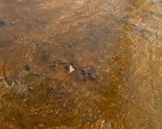 detail...please note damage to the veneer