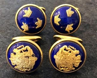 Item 158:  Sporrong & Co. Vintage Swedish Cufflinks: $35 each pair