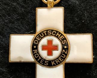 Item 173:  German WWII Red Cross Pin: $35