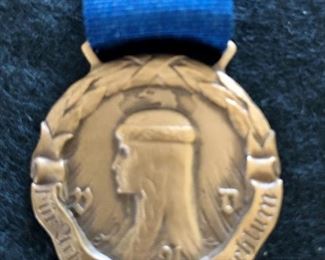 Item 174:  WWII German Ribbon Pendant: $35