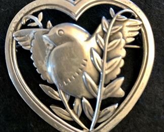 Item 190:  Coro Dove (copy of Georg Jensen): $38