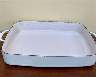 Item 242:  Dansk Enamelware Casserole Pan - $28