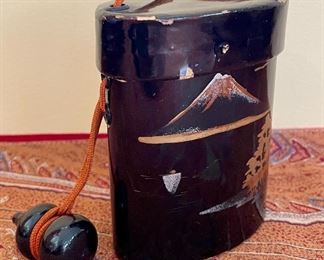 Item 328:  Hand Painted Japanese Inro Box:  $32