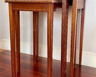 Item 26:  (3) Nesting Tables - 18.25"l x 12.75"w x 21.5"h: $45 