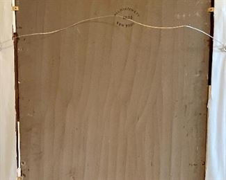 detail - back of portrait