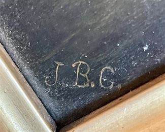 detail - signed J.B.G.