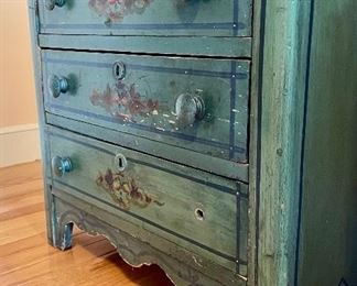 Item 265:  Antique Children's Vanity (needs some TLC) - 23"l x 13"w x 45"h:  $245