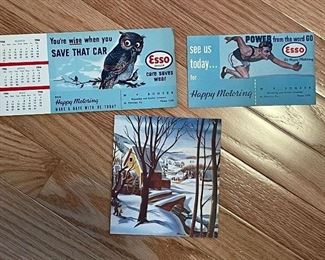 Item 274:  Esso vintage advertising:  $12