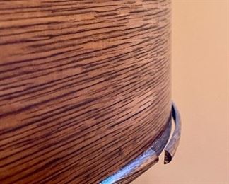 detail...Small piece of veneer needs to be glued.  