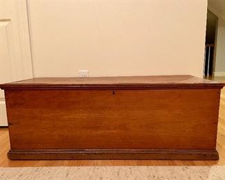 Item 286:  Antique Blanket Chest - 43"l x 16"w x 15.5"h:  $275