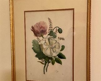 Item 291:  Botanical print - 13" x 16.75":  $25