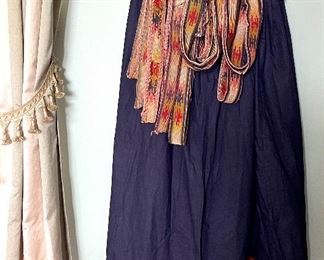 Item 350:  Antique Swedish Skirt: $95                                                         Item 351:  Antique Woven Swedish Sash Belts: $25/ea TWO SOLD