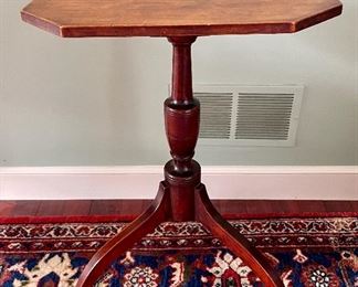 Item 357:  Antique Side Table - 17.75"l x 14.75"w x 27.5"h: $175