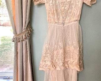 Item 364:  Off-White Antique Dress: $95