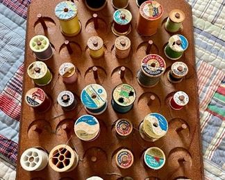 Item 368:  Vintage Thread Spool Holder: $25