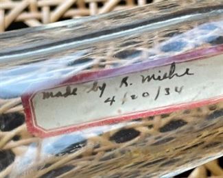 detail - Made by R. Miehl, 4/20/34