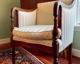 Item 91 -b: Regency Armchair (not in as nice condition as the other):  $350