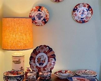 Many Antique Japanese Imari Plates and Bowls!  Make an appointment to shop!