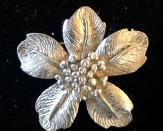 Item 450:  Vintage Tiffany & Co. Dogwood Pin:  $195