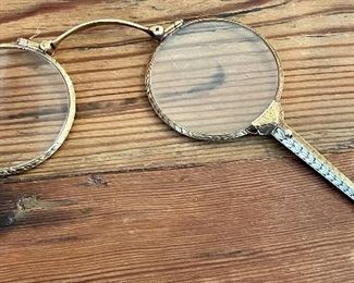 Item 451:  Antique 14k Opera Glasses:  $645