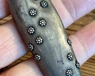 Item 337:  Antique Perfume Bottle Pendant, Sterling Silver: $145