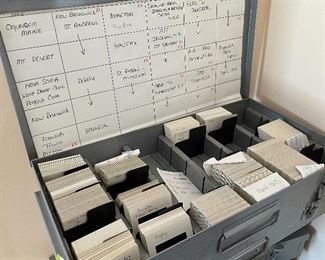 Item 472:  Many boxes of vintage slides from all over the world: $10 ea