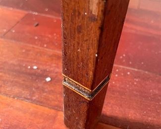 detail - please note issues with inlay