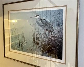 Item 486:  Robert Bateman Signed and Framed - 33" x 28": $325